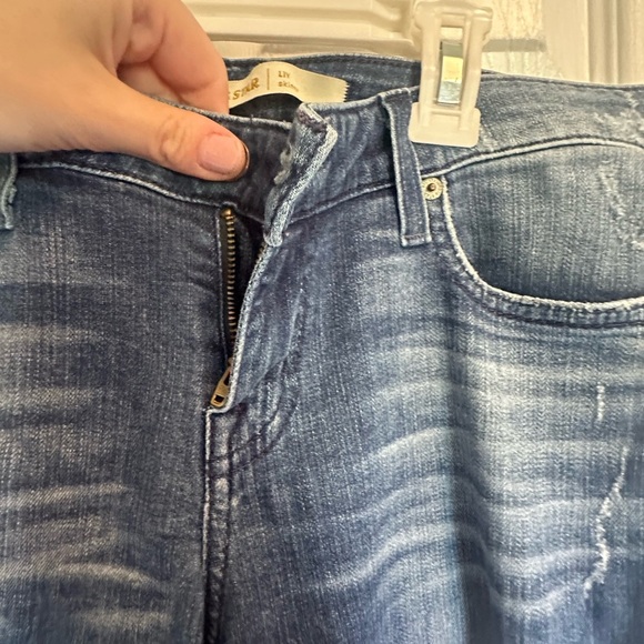 Big Star Liv Skinny Jeans Designer Pant Stretchy Womens 28 Casual blue jeans - Picture 5 of 13